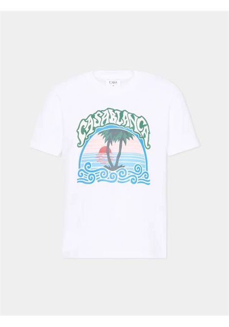 T-shirt con logo CASABLANCA KIDS | JTS03803